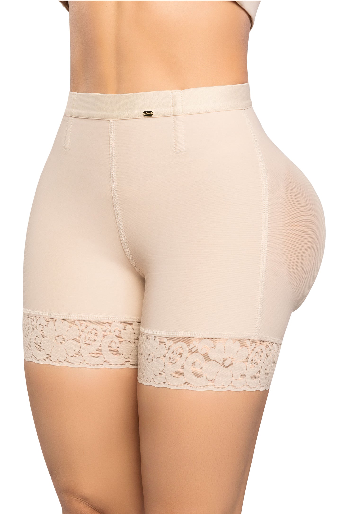 -Panty Ultrainvisible SMI4000 lifting extra natural
- Vista posterior panty con efecto redondeado
- Panty con encaje abdomen control flexible