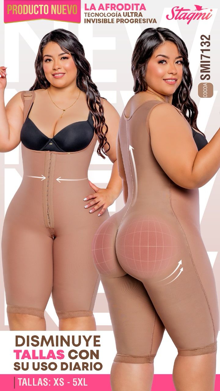- Faja AFRODITA SMI7132 triple lifting invisible
- Vista trasera faja short ultrainvisible
- Faja talle alto encaje triple efecto lifting