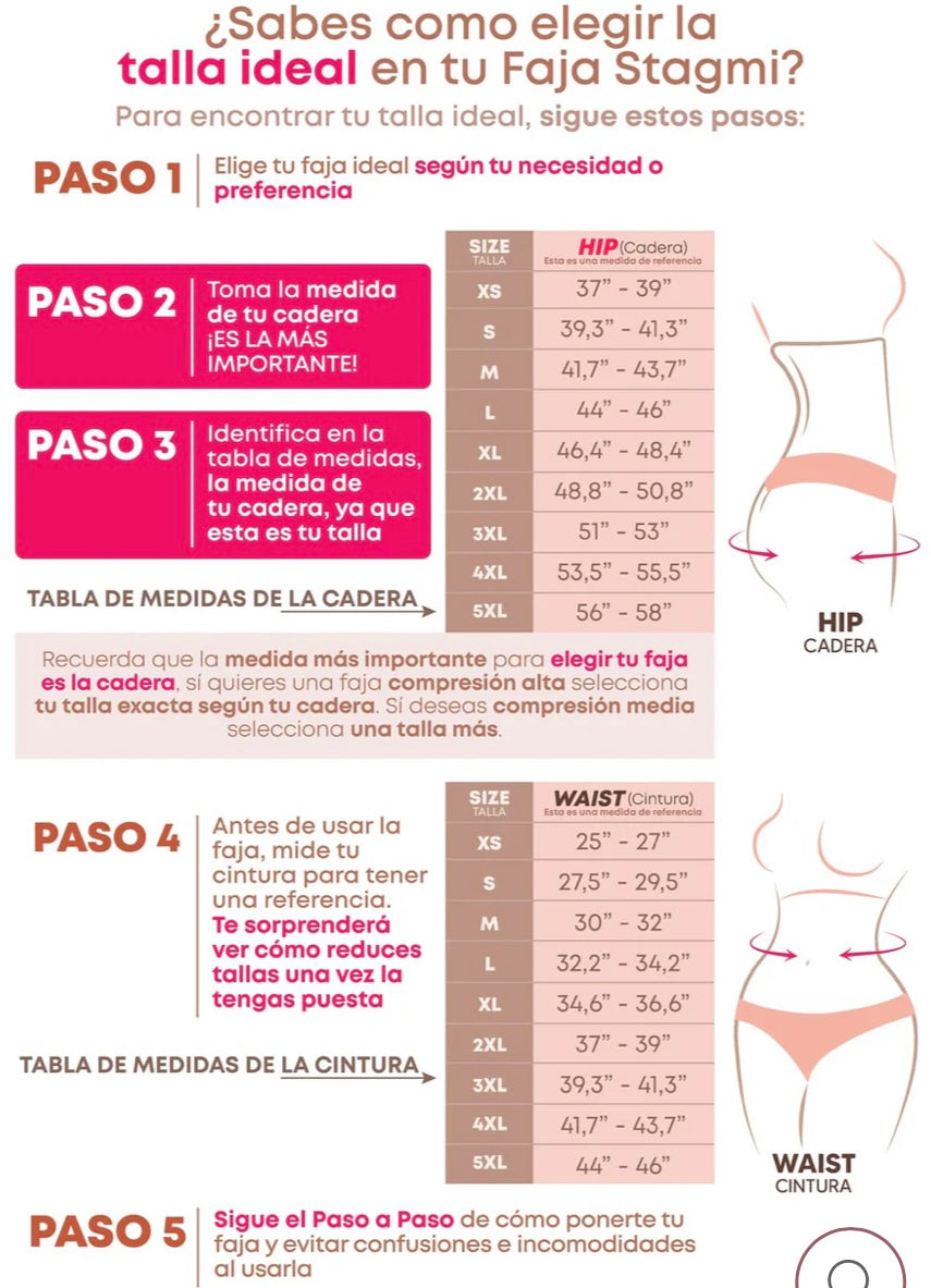 Faja La Versátil panty cachetera