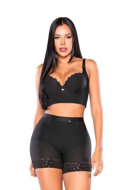 -Panty Ultrainvisible SMI4000 lifting extra natural
- Vista posterior panty con efecto redondeado
- Panty con encaje abdomen control flexible