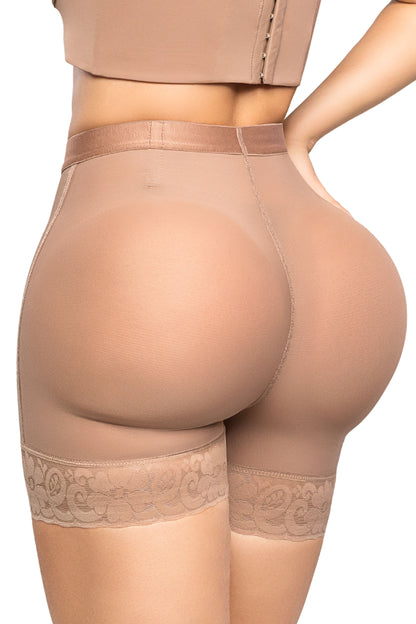 -Panty Ultrainvisible SMI4000 lifting extra natural
- Vista posterior panty con efecto redondeado
- Panty con encaje abdomen control flexible