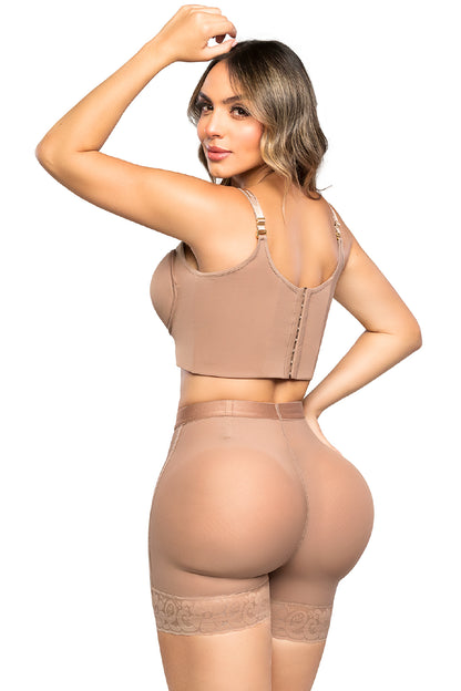 -Panty Ultrainvisible SMI4000 lifting extra natural
- Vista posterior panty con efecto redondeado
- Panty con encaje abdomen control flexible