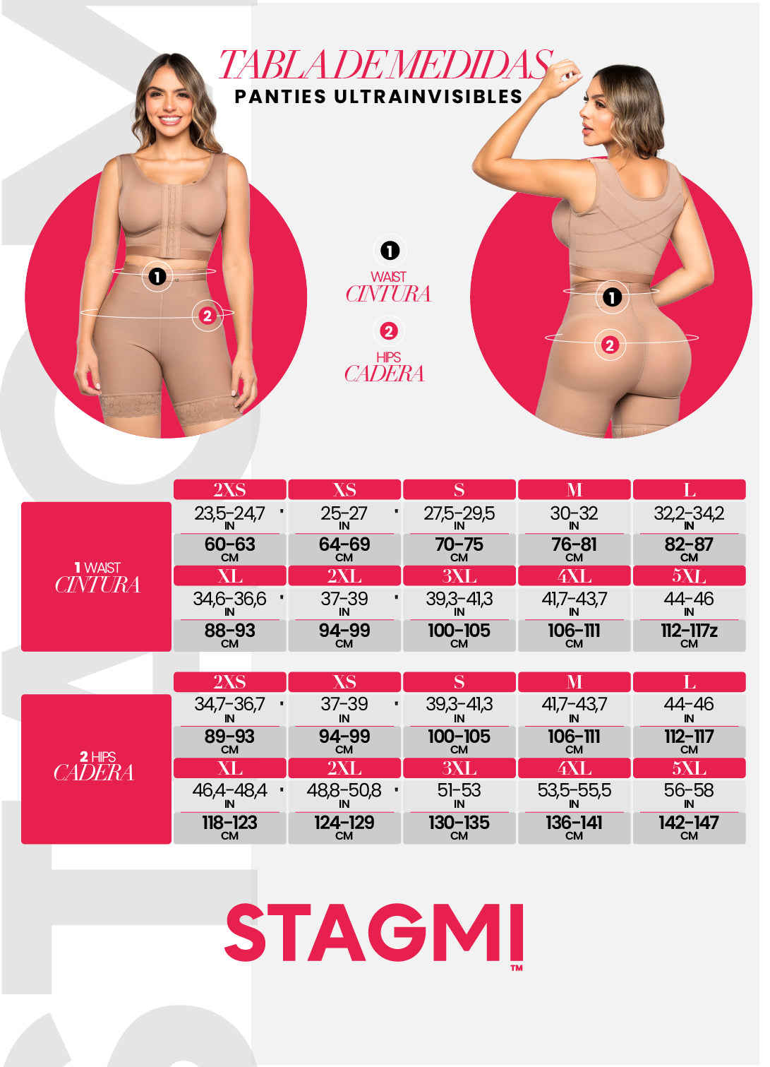 -Panty Ultrainvisible SMI4000 lifting extra natural
- Vista posterior panty con efecto redondeado
- Panty con encaje abdomen control flexible