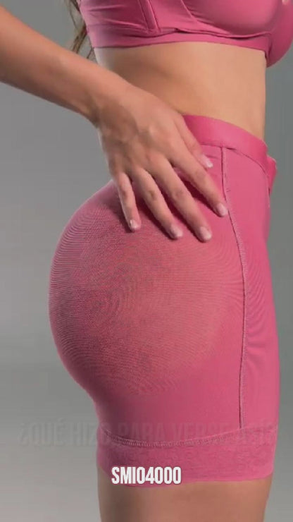 - Panty Ultrainvisible SMI4000 lifting extra natural
- Vista posterior panty con efecto redondeado
- Panty con encaje abdomen control flexible